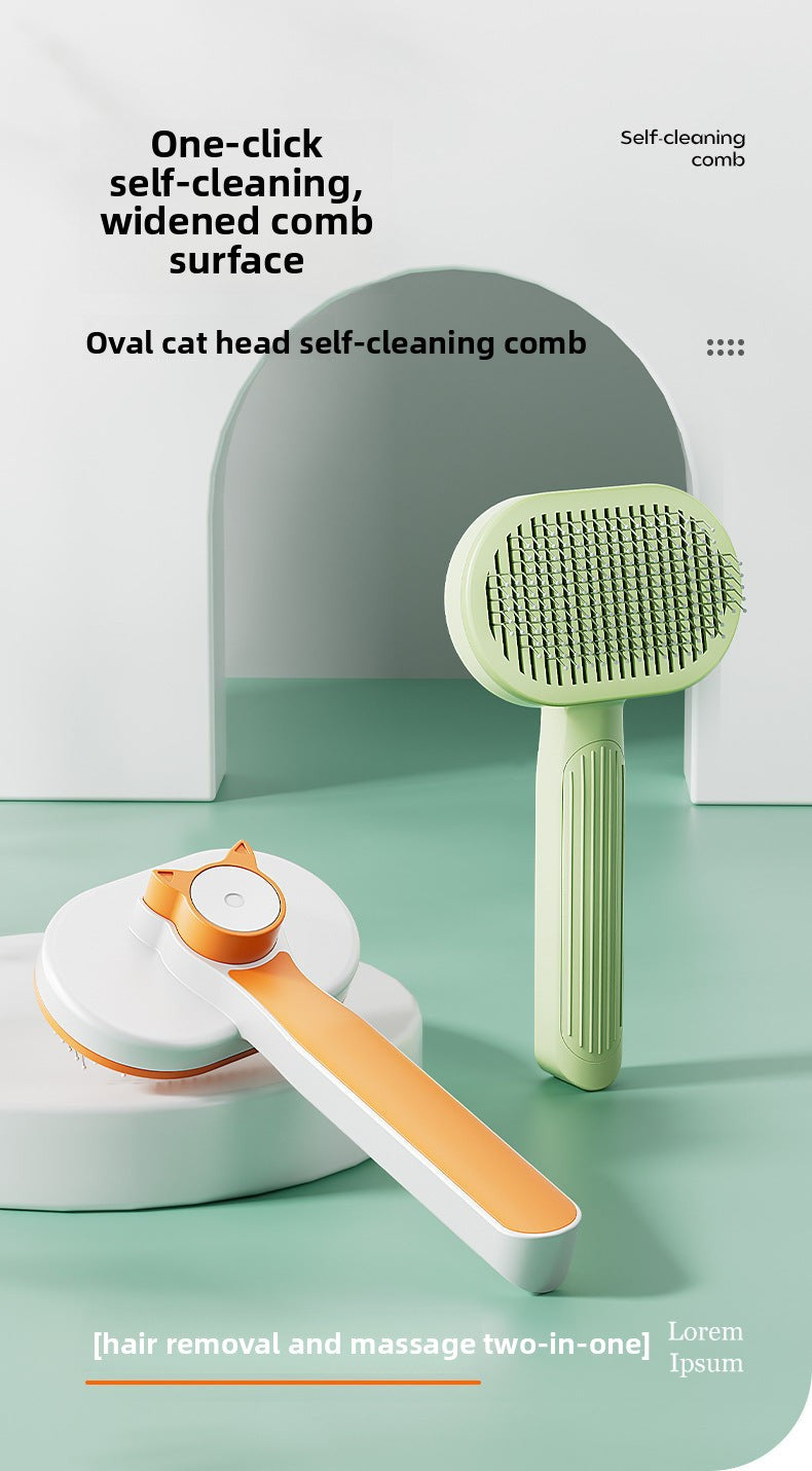 Pet comb, needle comb, dog and cat comb, pet grooming comb, dog comb, cat comb, pet grooming supplies, cross-border
