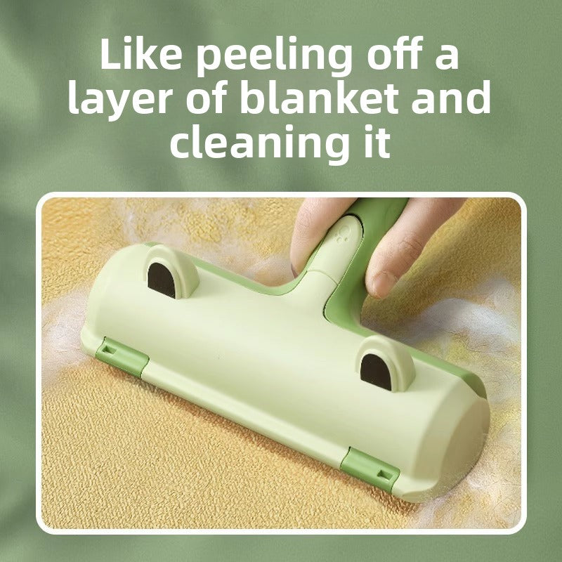Cat hair removal roller brush, hair removal cleaning tool, pet cat and dog carpet and sofa hair scraper, little frog hair remover