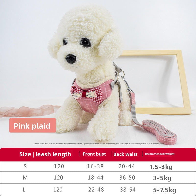Pet Clothes Mesh Breathable Korean Style Vest-Style Dog Leash Cat Clothes Dog Clothes Wholesale