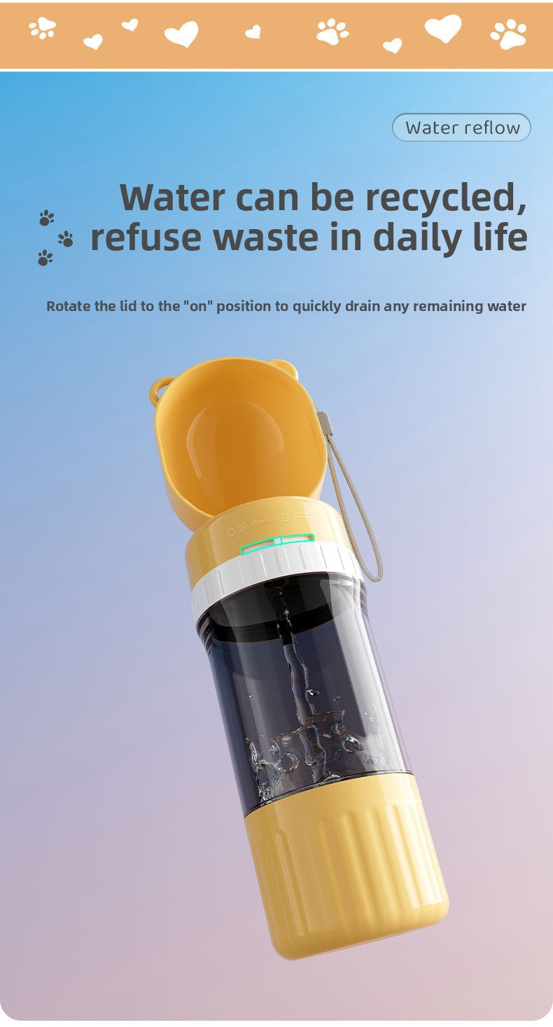 Dog Outing Water Cup Portable Drinking Water Apparatus Dog Kettle Pet Portable Cup Puppy Outdoor Drinking Water out Water Feeding