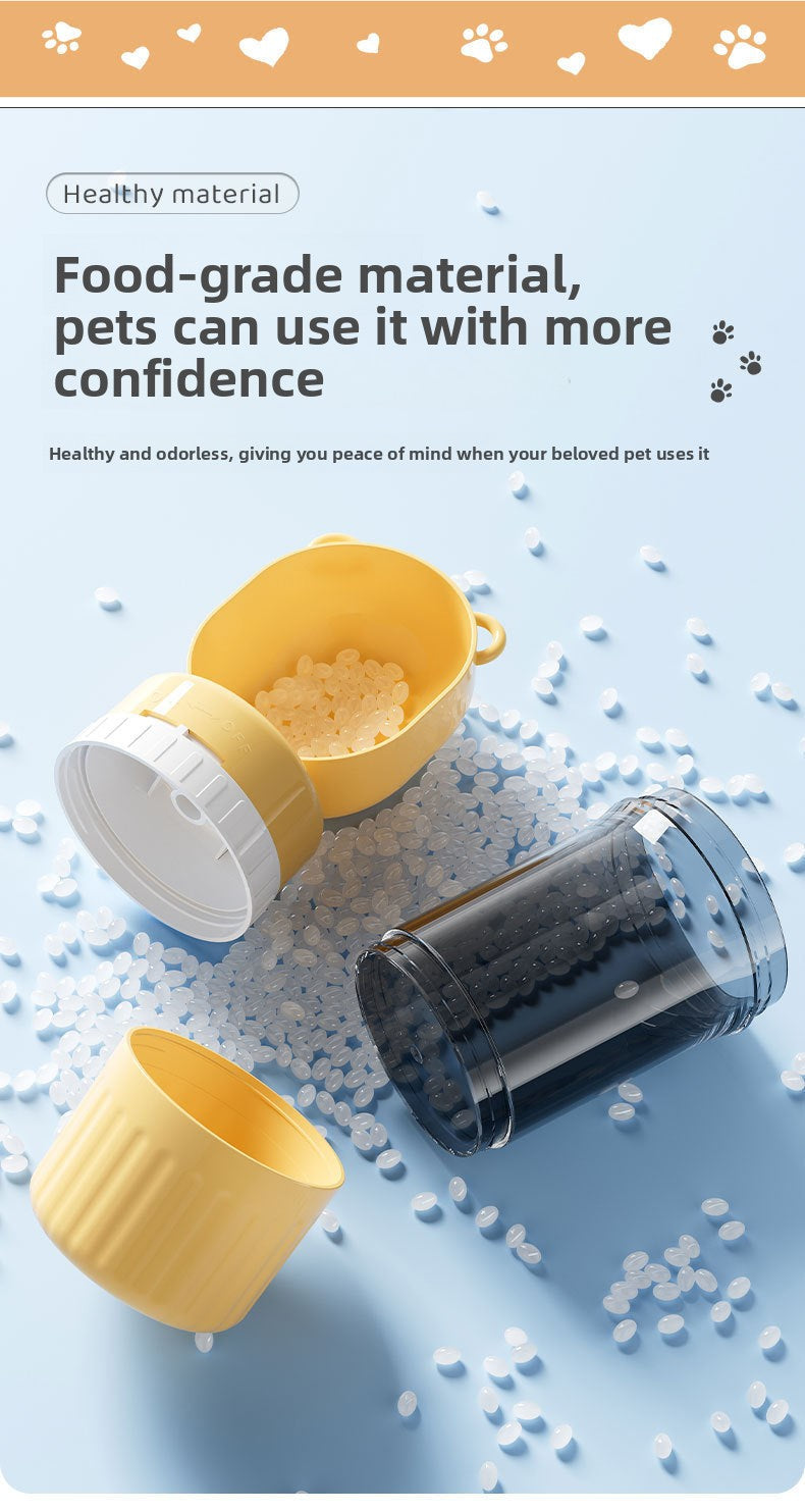 Dog Outing Water Cup Portable Drinking Water Apparatus Dog Kettle Pet Portable Cup Puppy Outdoor Drinking Water out Water Feeding