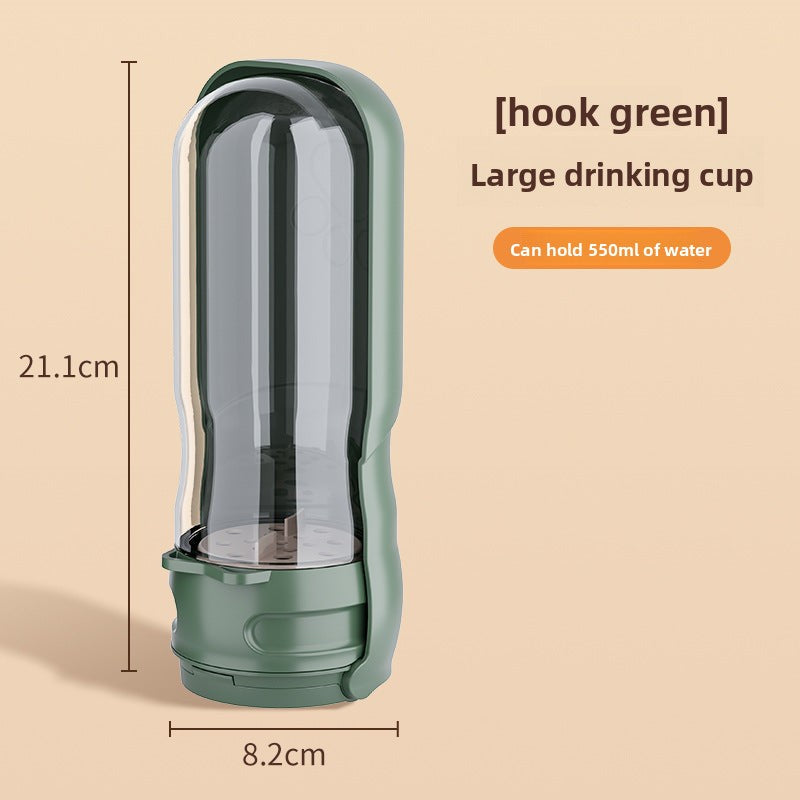 Carefully selected outdoor large dog foldable portable water cup with light, segmented design for holding dog food and water