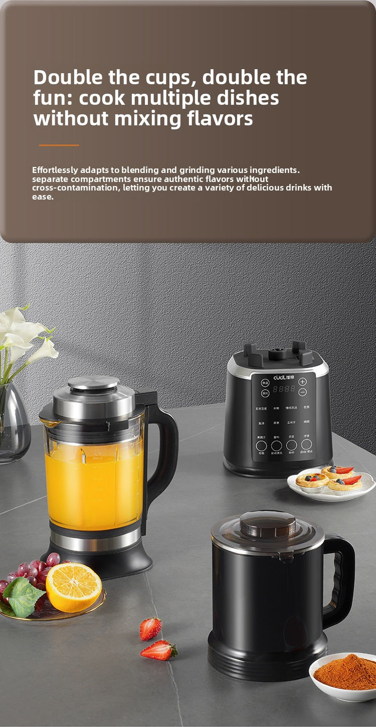 Cross-Border110V Household high-speed blender with heating, fully automatic multifunctional soy milk maker, juicer, baby food processor, US standard food processor