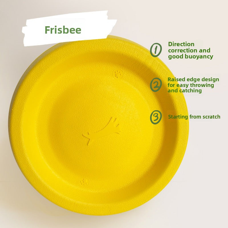 Pet toy dog frisbee, puppy toy, chew stick, baseball, training pull ring, chew-resistant toy for stress relief