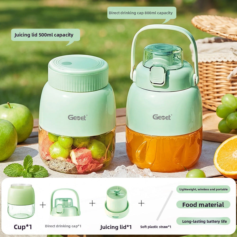 German Brand/Gemet Portable rechargeable large-capacity household wireless juicer cup, small ton-ton cup