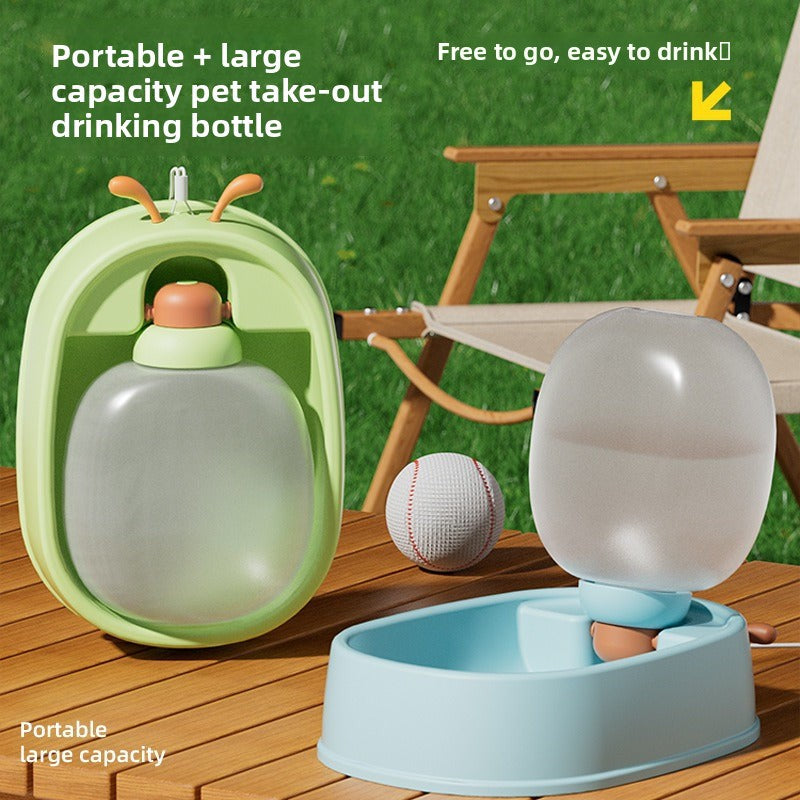 Pet water cup, Little Bug travel cup, pet outdoor water cup Portable large-capacity dog water bottle pet supplies